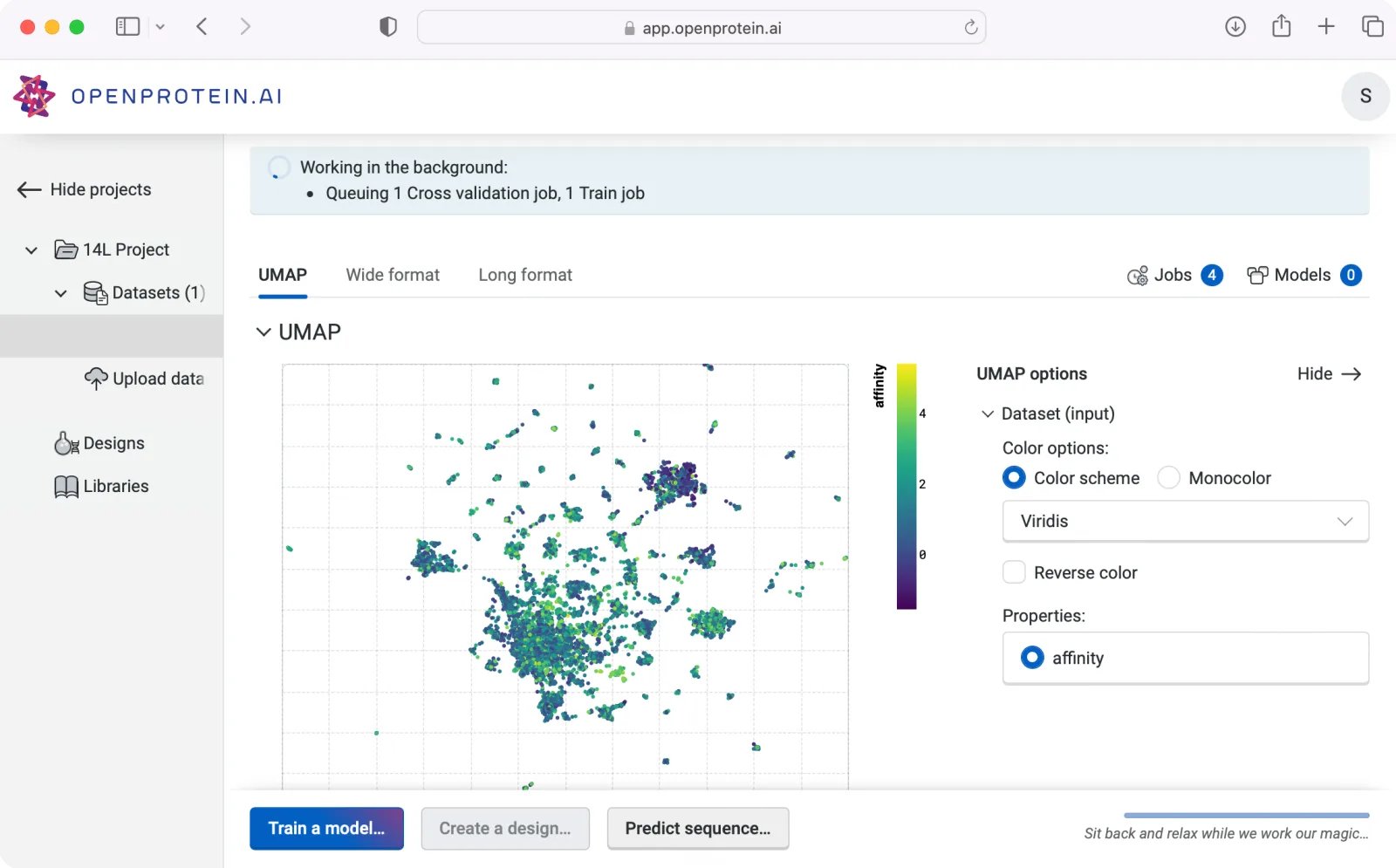 Machine Learning Mutagenesis Interface